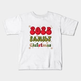 2023 FAMILY CHRISTMAS v2 Kids T-Shirt